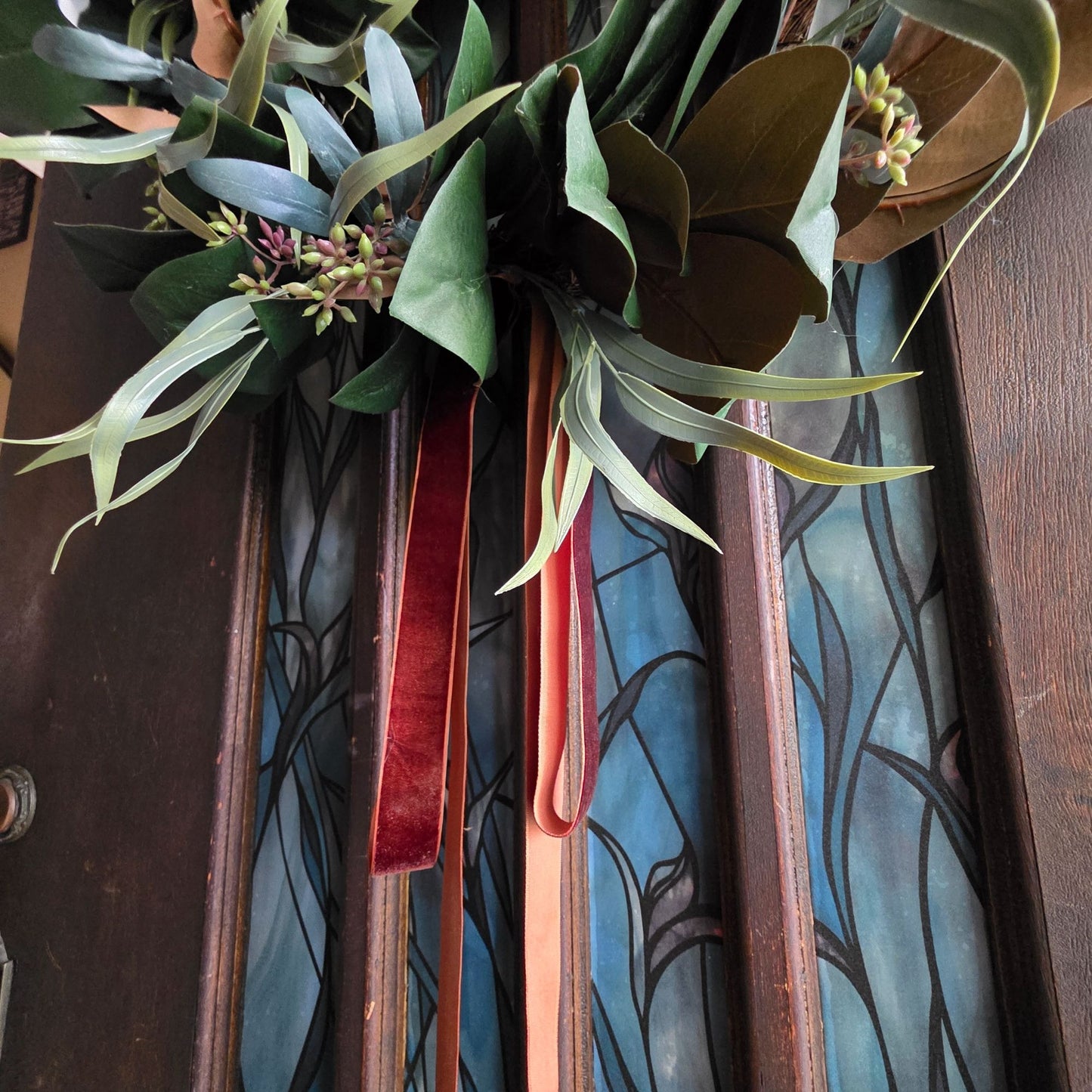 Faux Magnolia & Olive Wreath 26" Indoor Decorative By Threshold Studio McGee