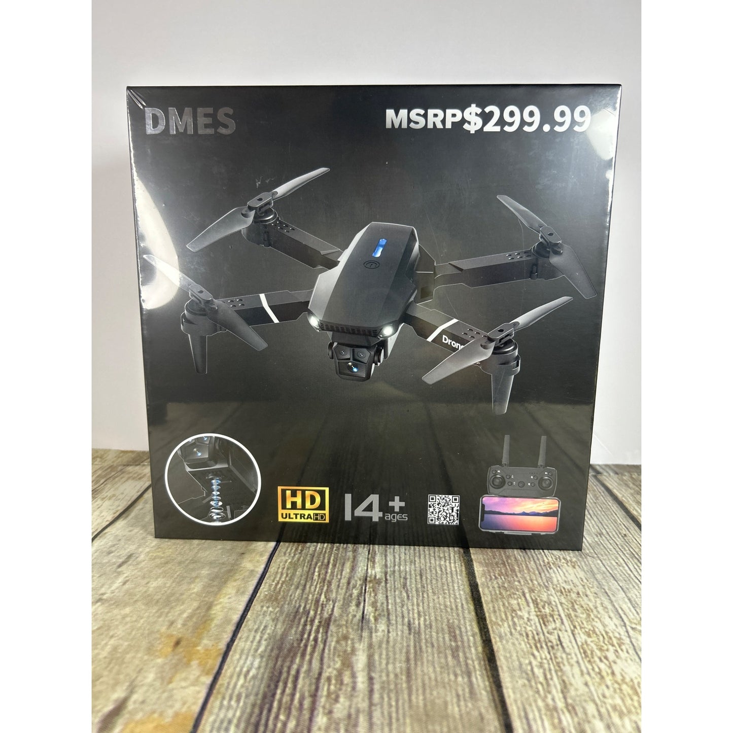DMES P13-1 Intelligent Obstacle Avoidance Drone With HD Camera & Remote Control