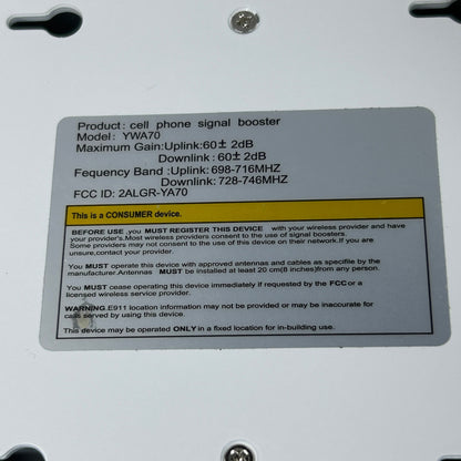 GAGBK YBA70 Cell Phone Signal Booster Kit With Directional Antenna & Accessories
