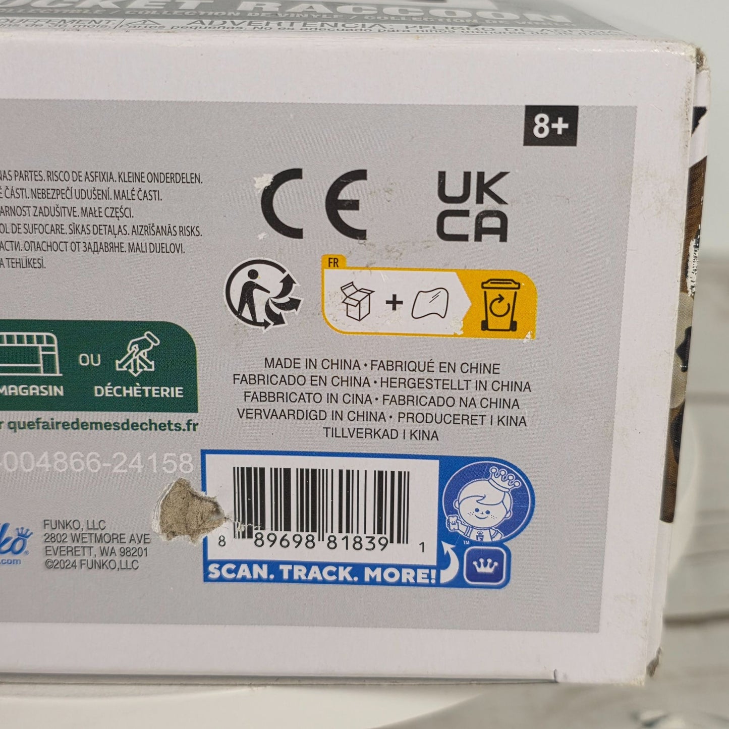 Funko Pop Comic Cover Guardians Of The Galaxy Rocket Raccoon Target Exclusive #59