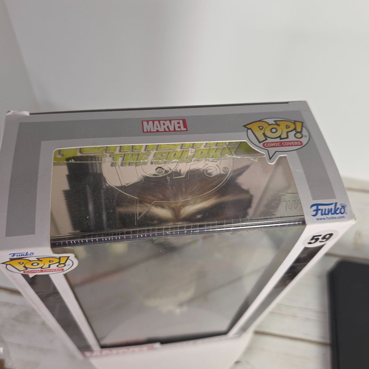 Funko Pop Comic Cover Guardians Of The Galaxy Rocket Raccoon Target Exclusive #59