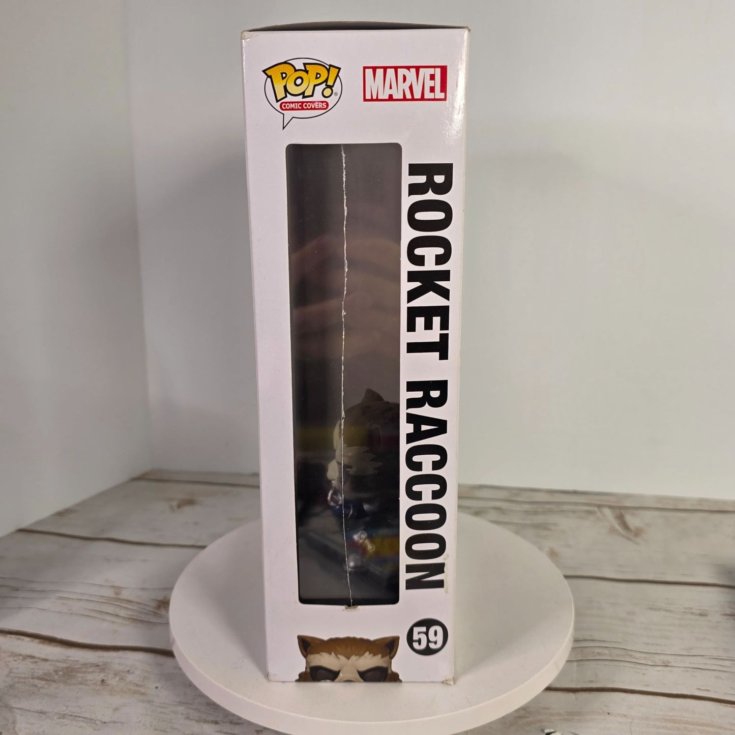 Funko Pop Comic Cover Guardians Of The Galaxy Rocket Raccoon Target Exclusive #59