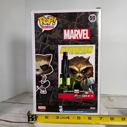 Funko Pop Comic Cover Guardians Of The Galaxy Rocket Raccoon Target Exclusive #59