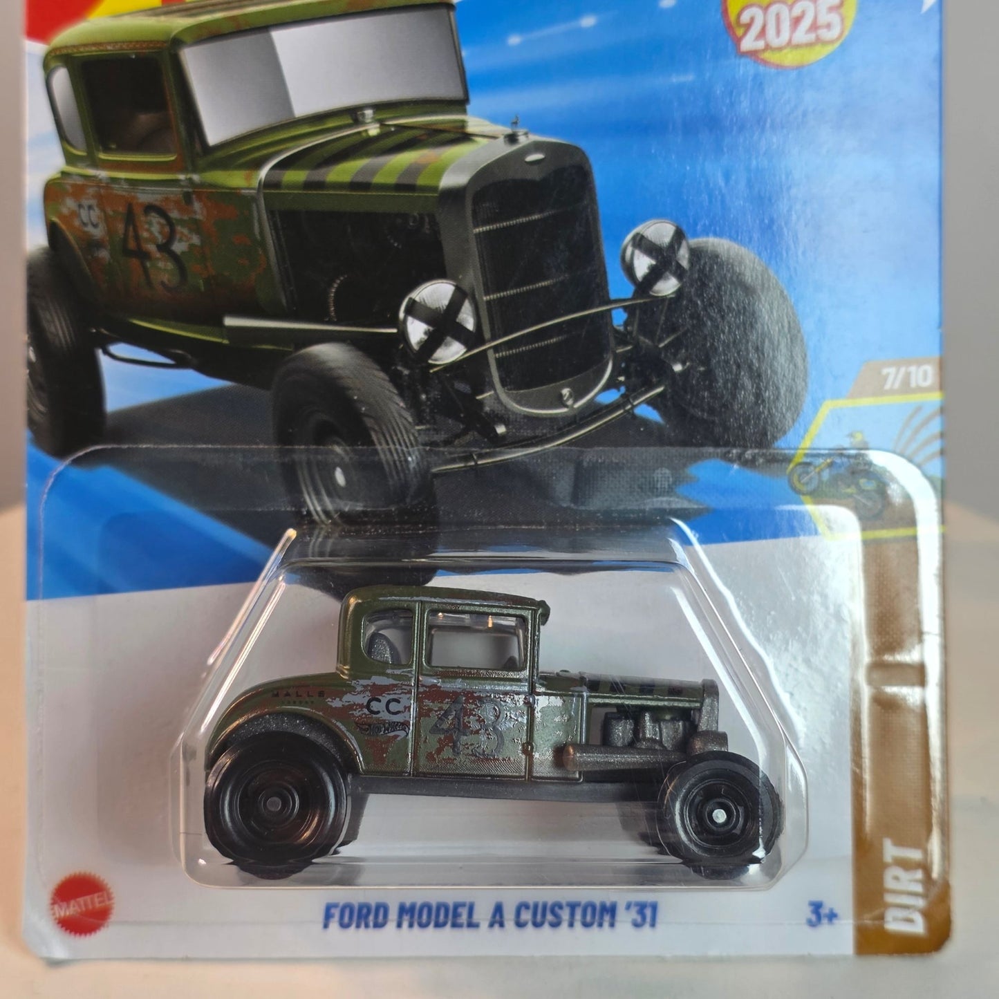 Hot Wheels Ford Model A Custom 31 Die-Cast Car 1:64 Scale New For 2025 Dirt Series 140/250