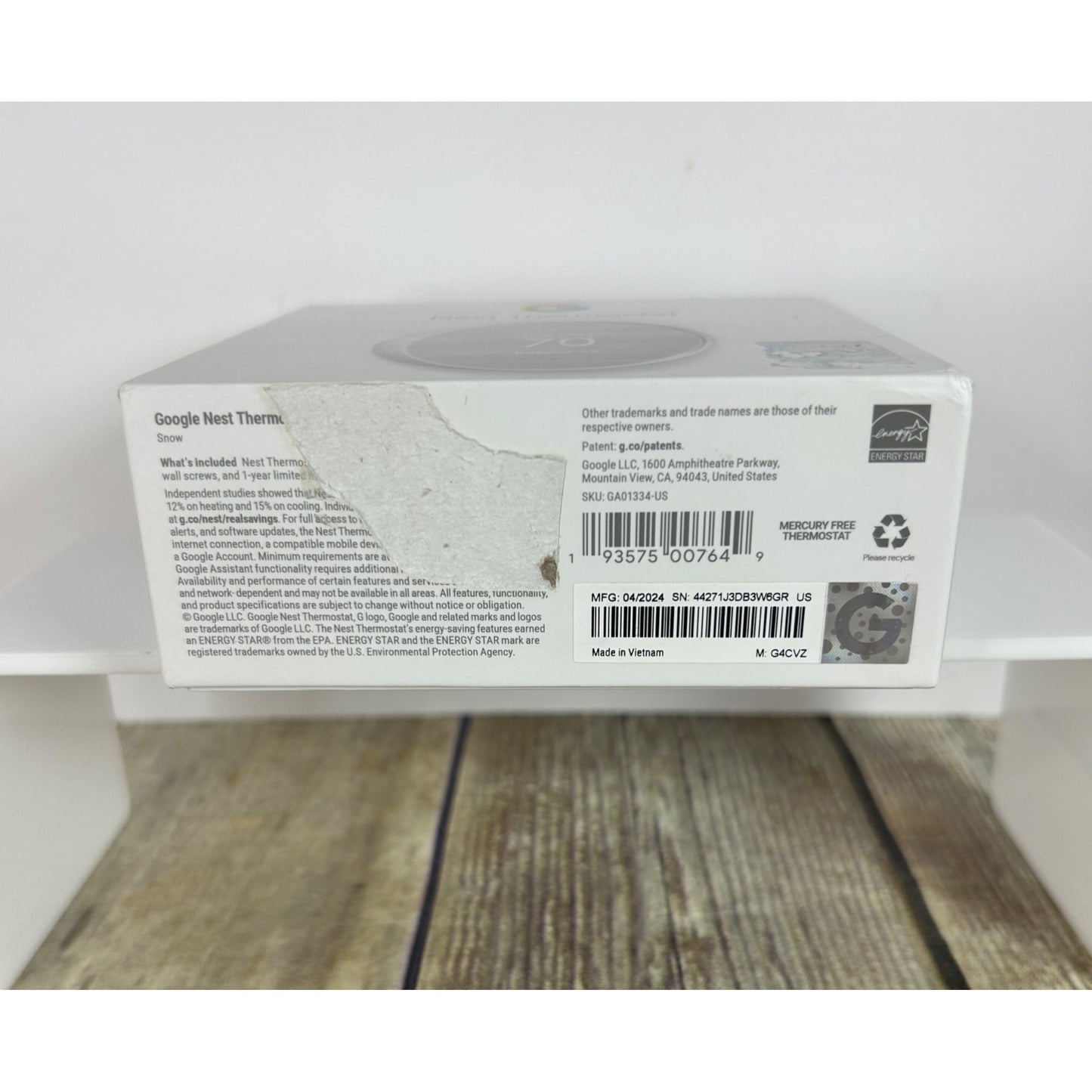 Google Nest Smart Thermostat