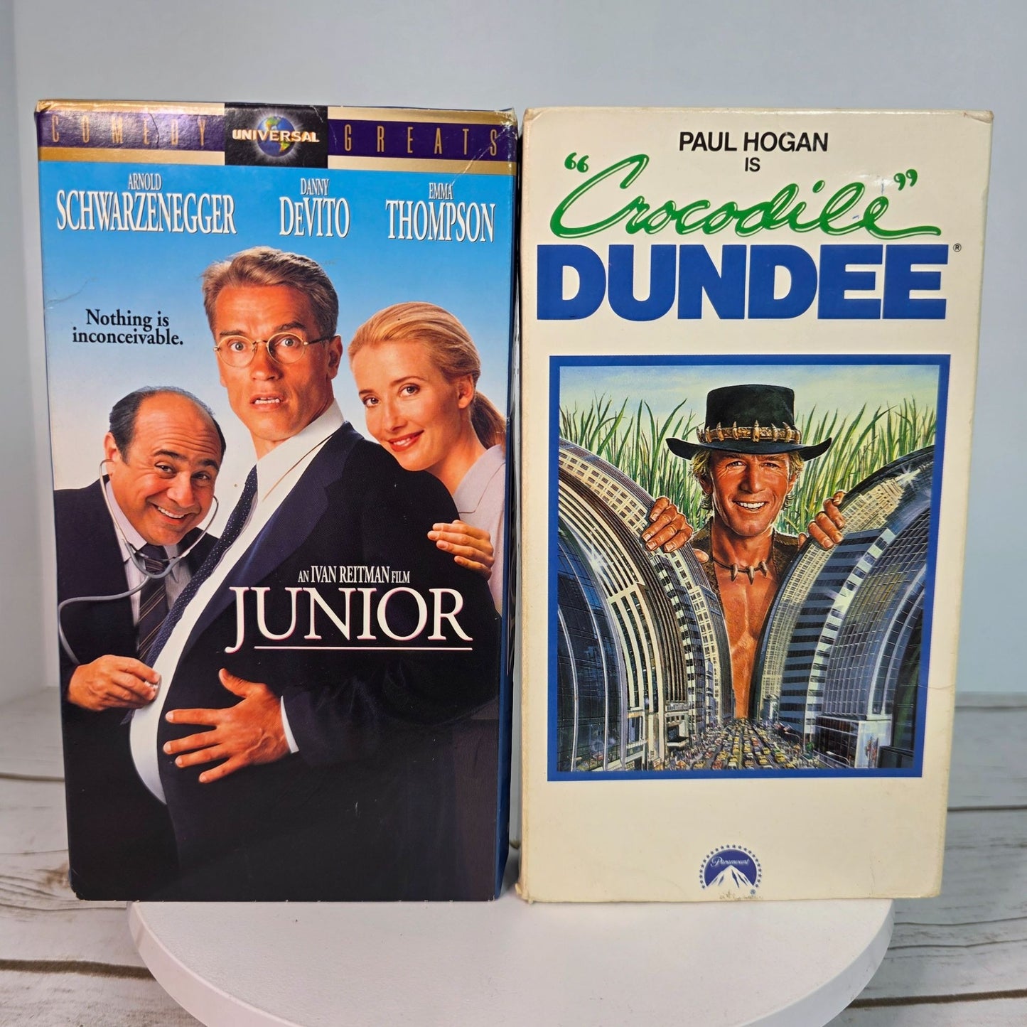 Lot Of 9 VHS Movies Comedy & Western Titles Including Nutty Professor Tombstone Maverick Patch Adams Three Fugitives