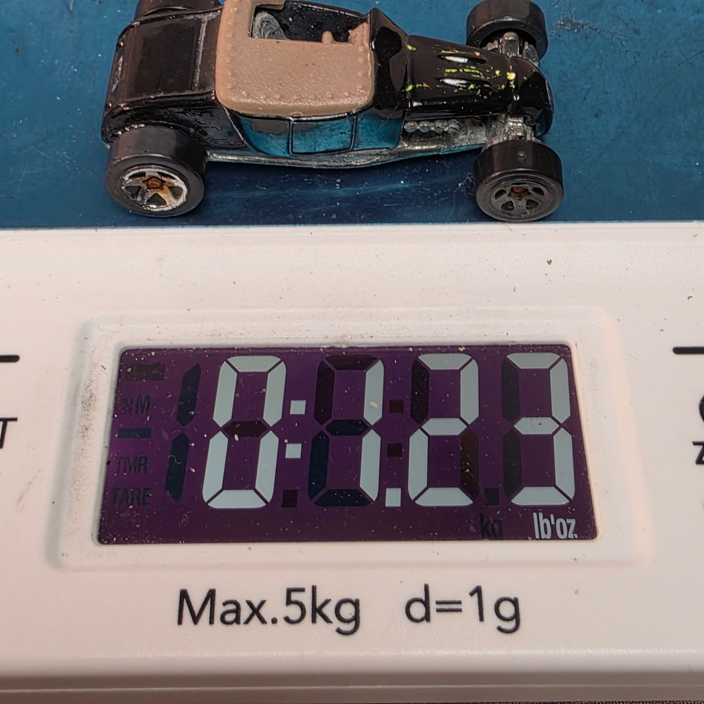 1999 Hot Wheels First Editions Track T Flat Black With Beige Cover Die Cast Toy Hot Rod Car Vehicle