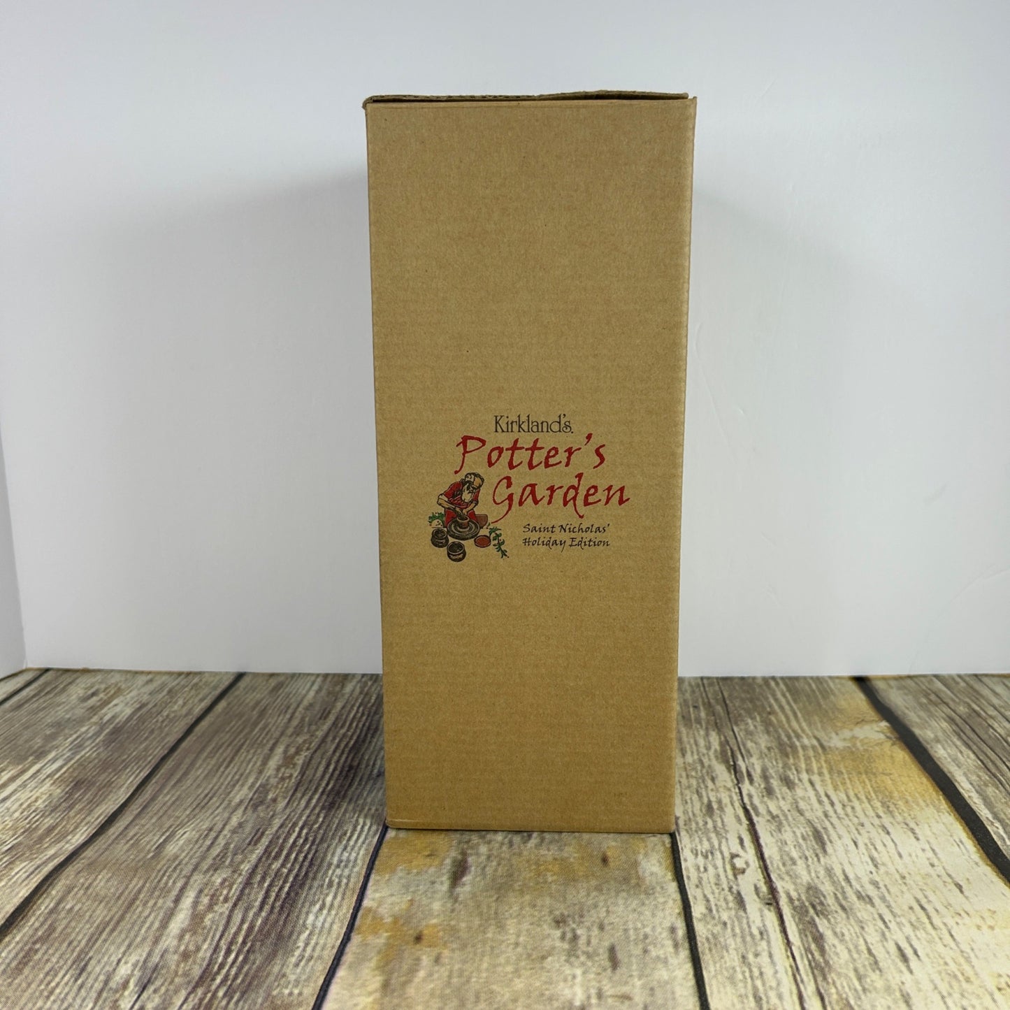 Rustic Earthenware Angel Figurine 10" Handcrafted Primitive Stoneware With Halo & Wings