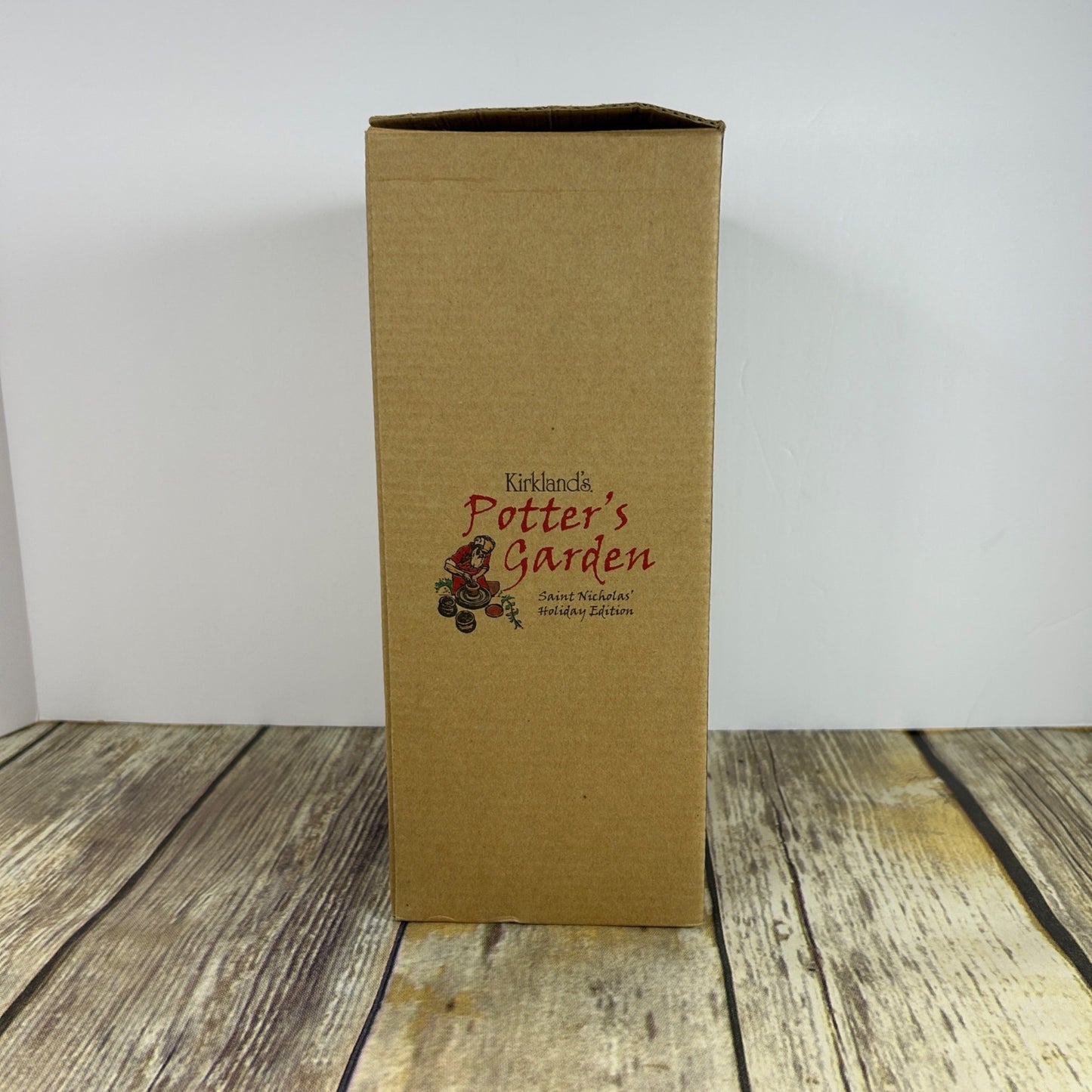 Rustic Earthenware Angel Figurine 10" Handcrafted Primitive Stoneware With Halo & Wings