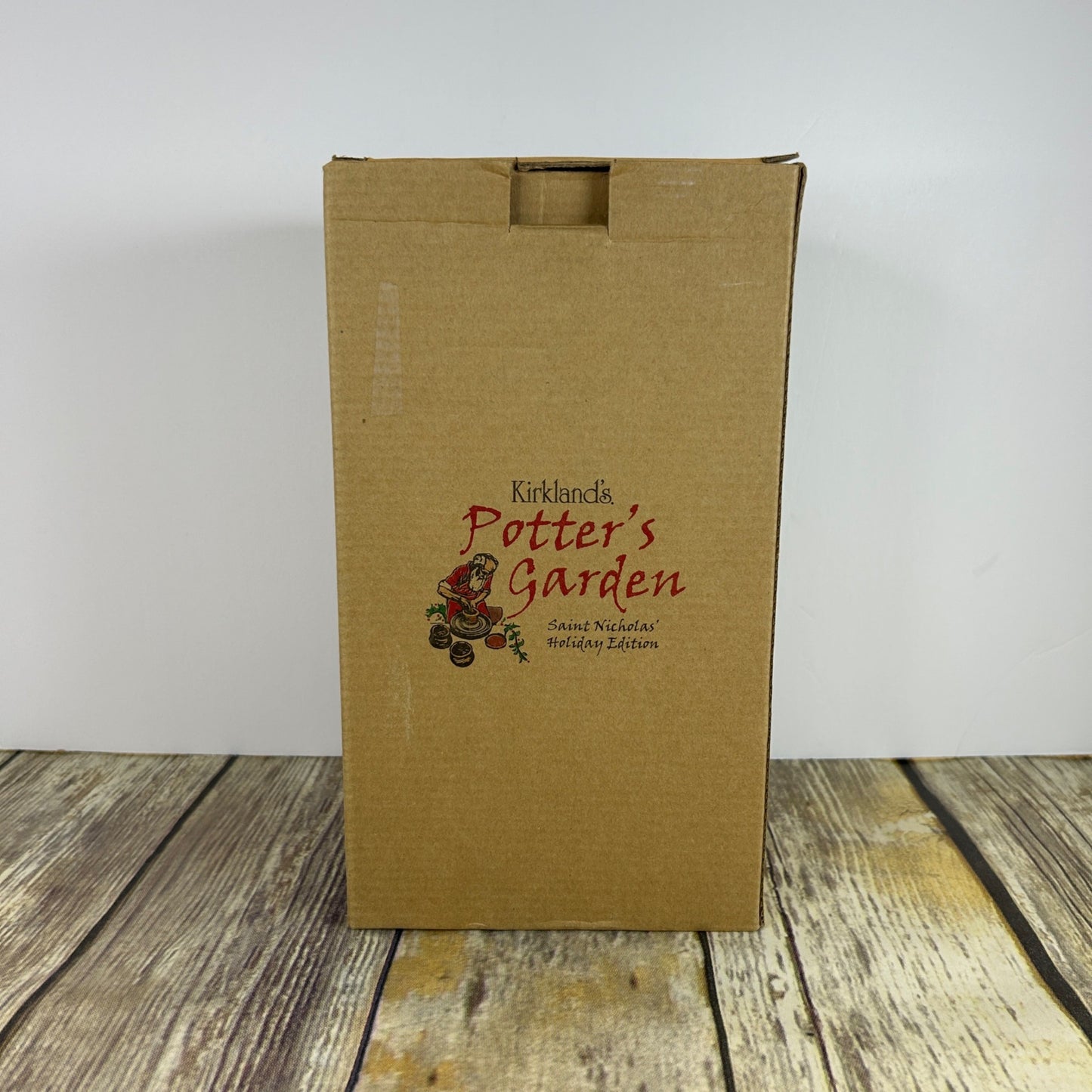 Rustic Earthenware Angel Figurine 10" Handcrafted Primitive Stoneware With Halo & Wings