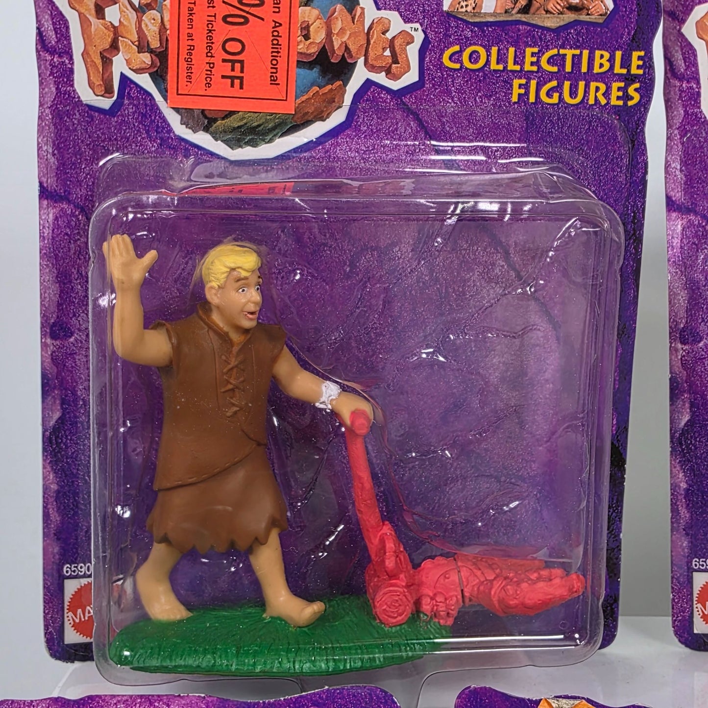 The Flintstones Collectible Figures Set Of 4 Mattel 1993 Fred Barney Pebbles Dino