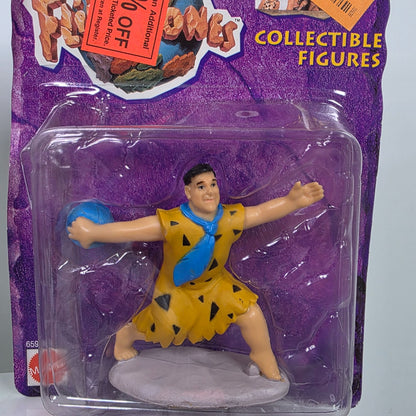The Flintstones Collectible Figures Set Of 4 Mattel 1993 Fred Barney Pebbles Dino