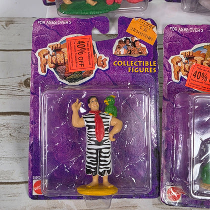 The Flintstones Collectible Figures Set Of 4 Mattel 1993 Fred Barney Pebbles Dino