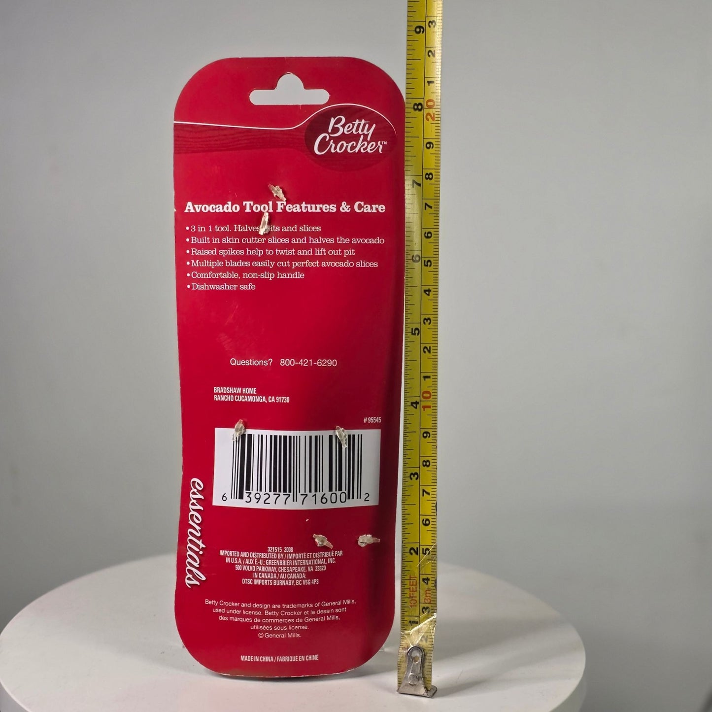 Betty Crocker Avocado Tool 3-in-1 Slicer Pitter NIP New Sealed Kitchen Gadget