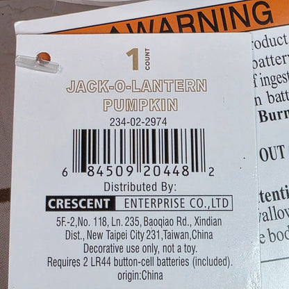 Light-Up Halloween Pumpkin Trio With Glitter & Ombre Design  Purple Orange & White  Indoor Decoration