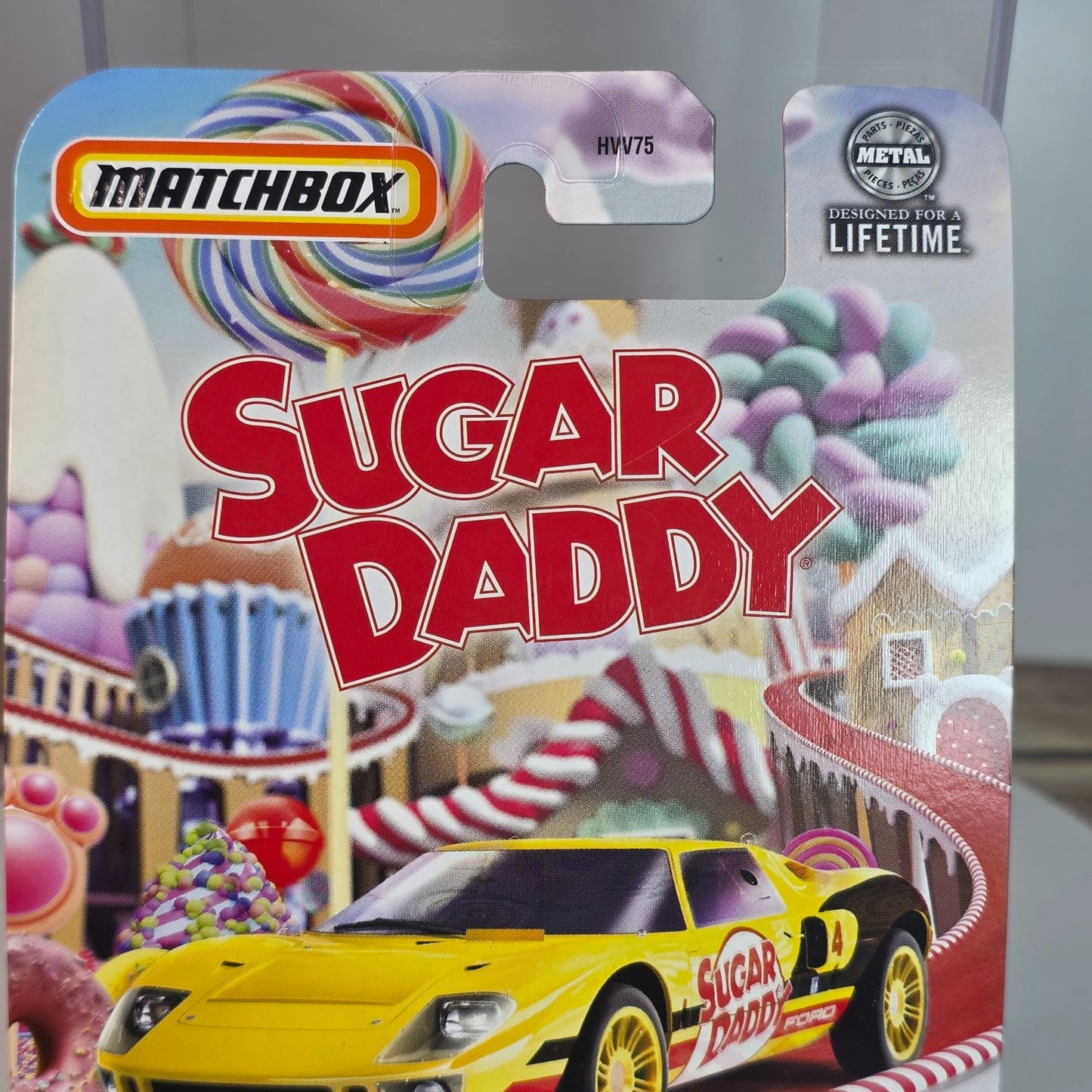 Matchbox Sugar Daddy Ford GT 40 Die-Cast Car Collectible