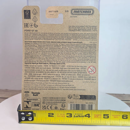 Matchbox Sugar Daddy Ford GT 40 Die-Cast Car Collectible