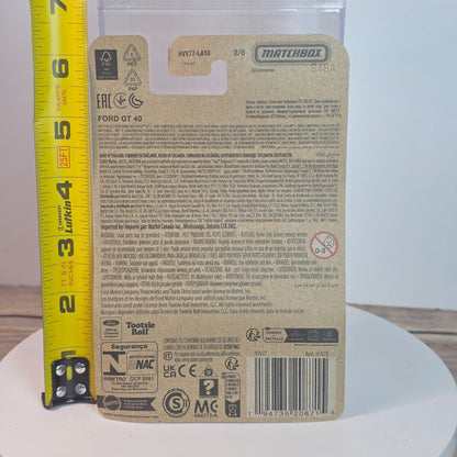 Matchbox Sugar Daddy Ford GT 40 Die-Cast Car Collectible