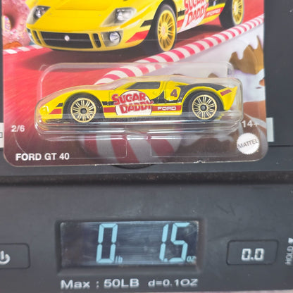 Matchbox Sugar Daddy Ford GT 40 Die-Cast Car Collectible
