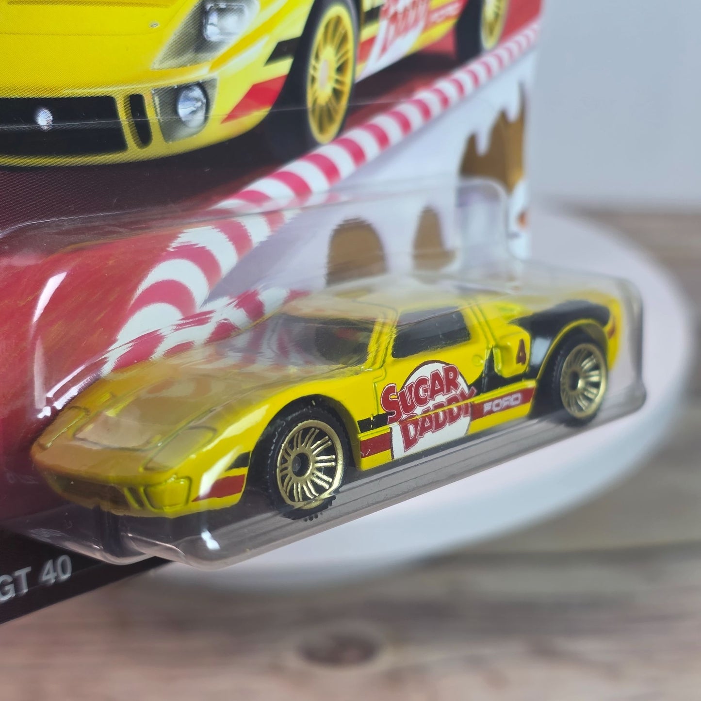 Matchbox Sugar Daddy Ford GT 40 Die-Cast Car Collectible