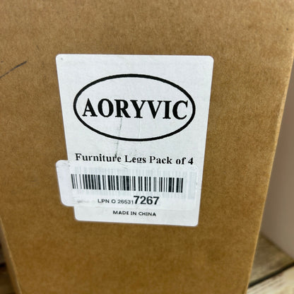 Aoryvic Furniture Legs Pack Of 4 - Wooden Replacement Tapered Legs For Sofas Chairs Cabinets