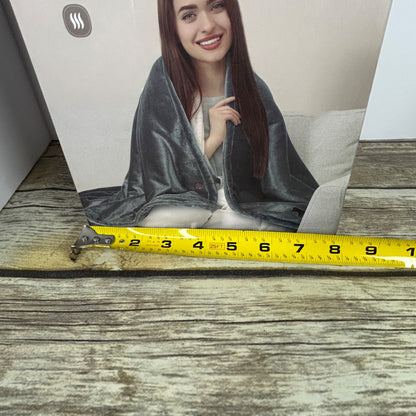 USB Heated Blanket With Charger & Manual Electric Heating Lap Blanket Wearable Heated Shawl Wraps Portable For Office Or Home Use