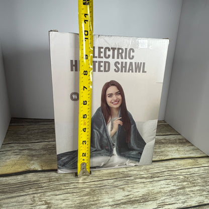 USB Heated Blanket With Charger & Manual Electric Heating Lap Blanket Wearable Heated Shawl Wraps Portable For Office Or Home Use