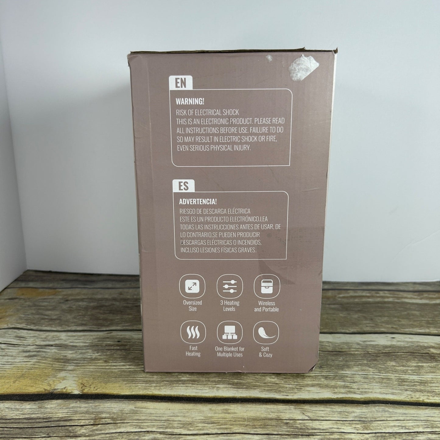 USB Heated Blanket With Charger & Manual Electric Heating Lap Blanket Wearable Heated Shawl Wraps Portable For Office Or Home Use