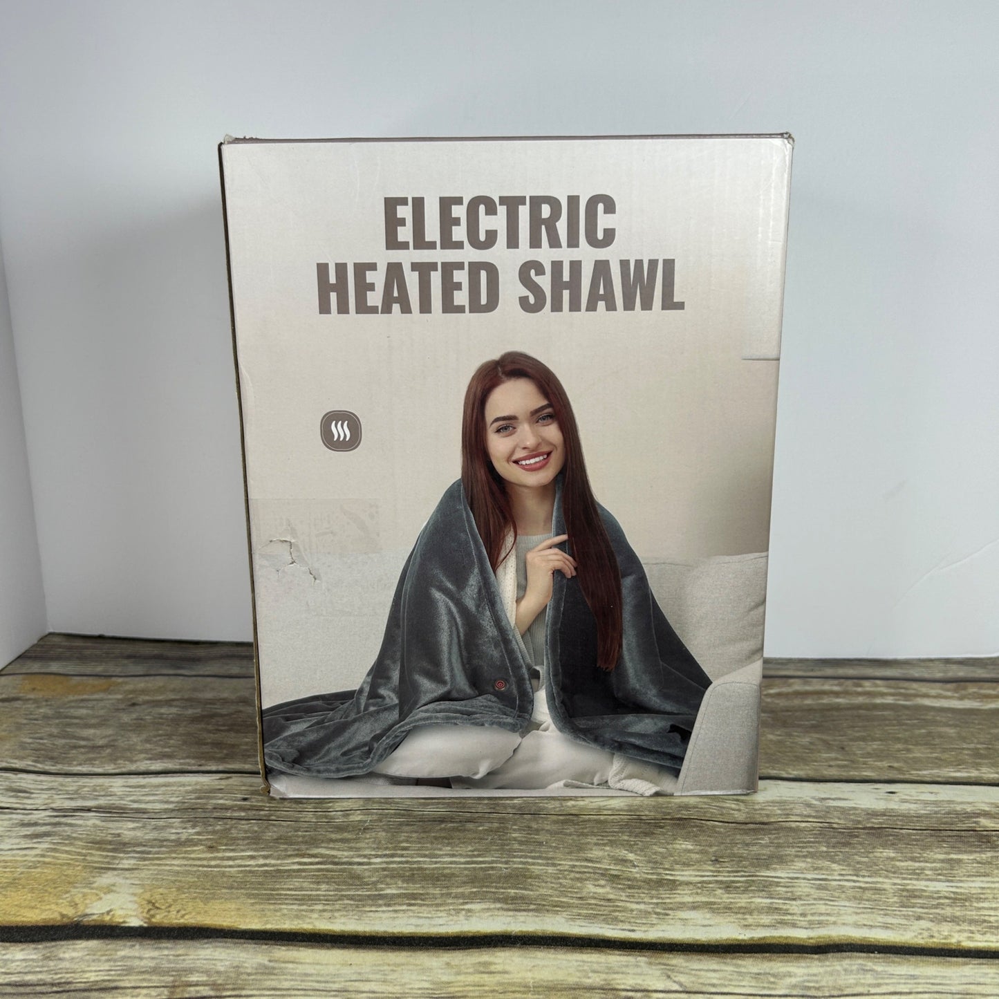 USB Heated Blanket With Charger & Manual Electric Heating Lap Blanket Wearable Heated Shawl Wraps Portable For Office Or Home Use