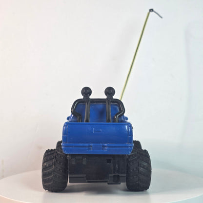 Vintage 1995 New Bright Blue Remote Control Monster Truck Off Road Toy 27 MHz Band - Tested No Remote