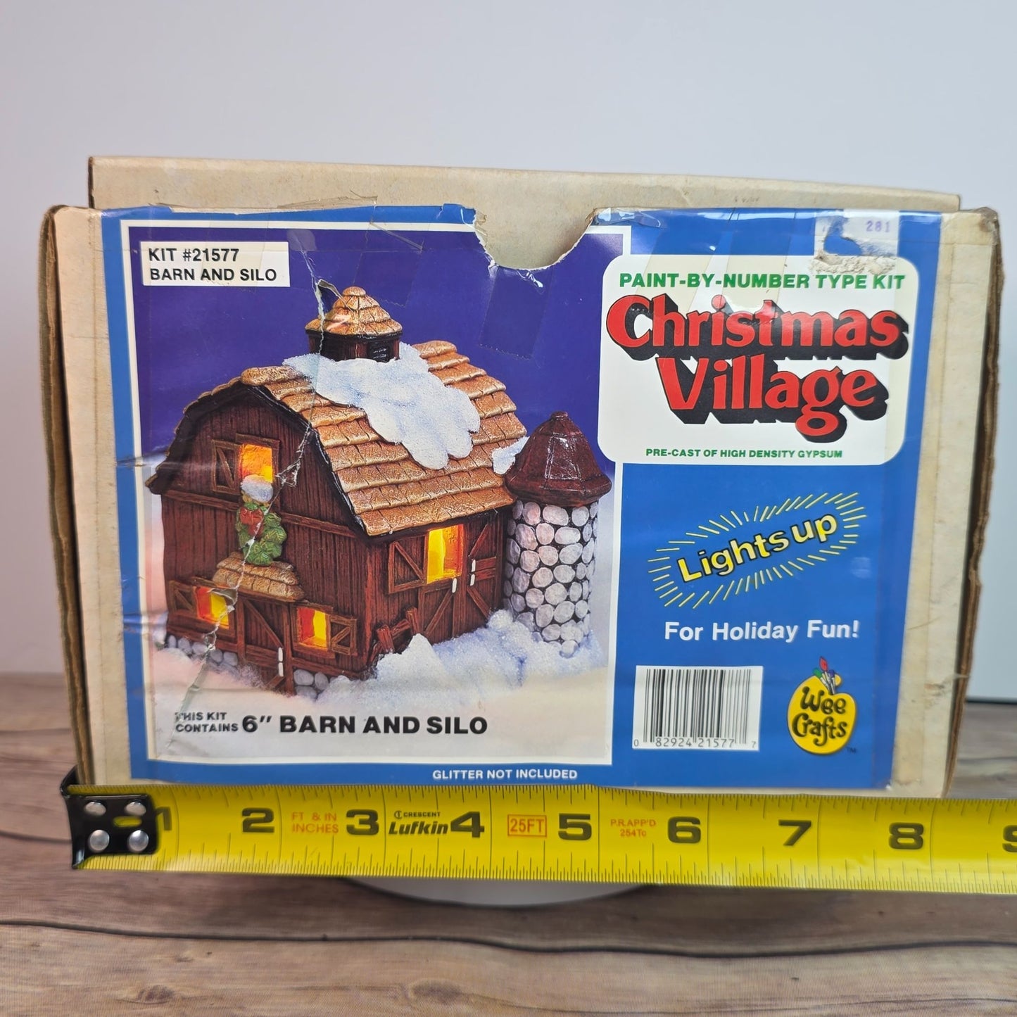 Barn And Silo Christmas Village 6" Light-Up Decor Kit #21577 For Holiday Fun