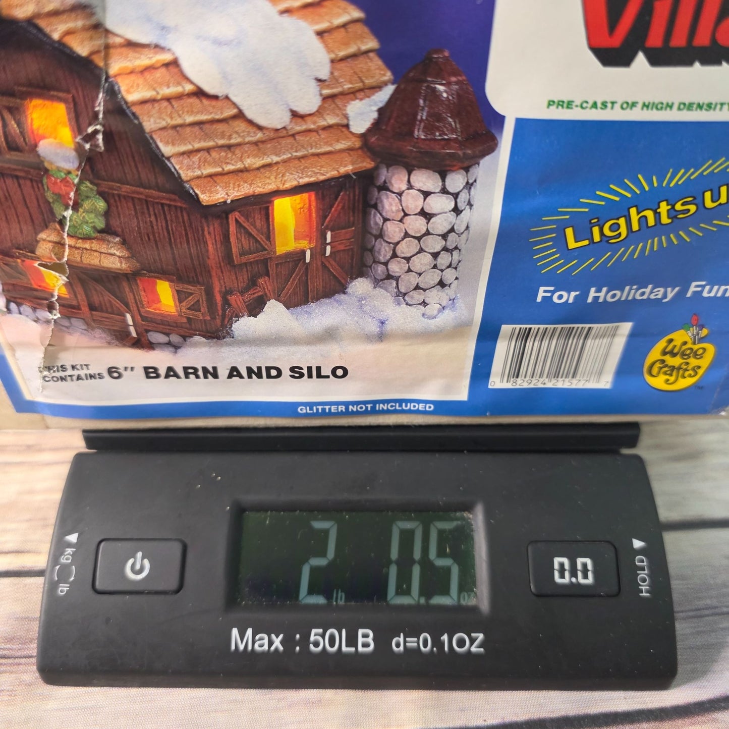 Barn And Silo Christmas Village 6" Light-Up Decor Kit #21577 For Holiday Fun