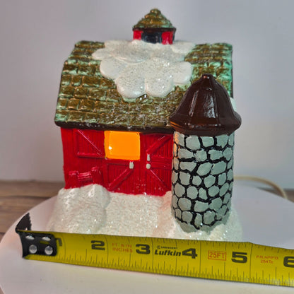 Barn And Silo Christmas Village 6" Light-Up Decor Kit #21577 For Holiday Fun