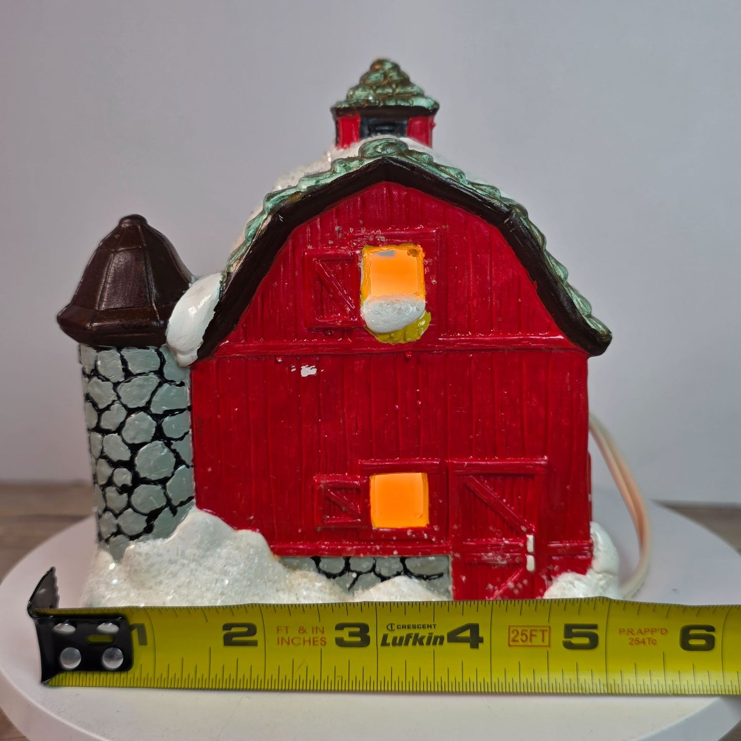 Barn And Silo Christmas Village 6" Light-Up Decor Kit #21577 For Holiday Fun