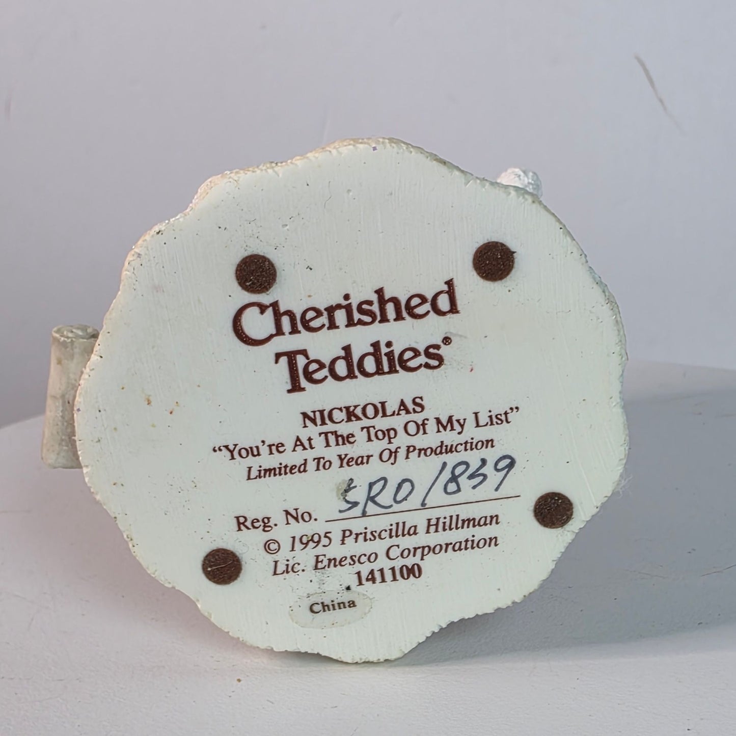 Cherished Teddies Collectible Figurines - Steven Jacob & Nickolas - Holiday Themed By Priscilla Hillman