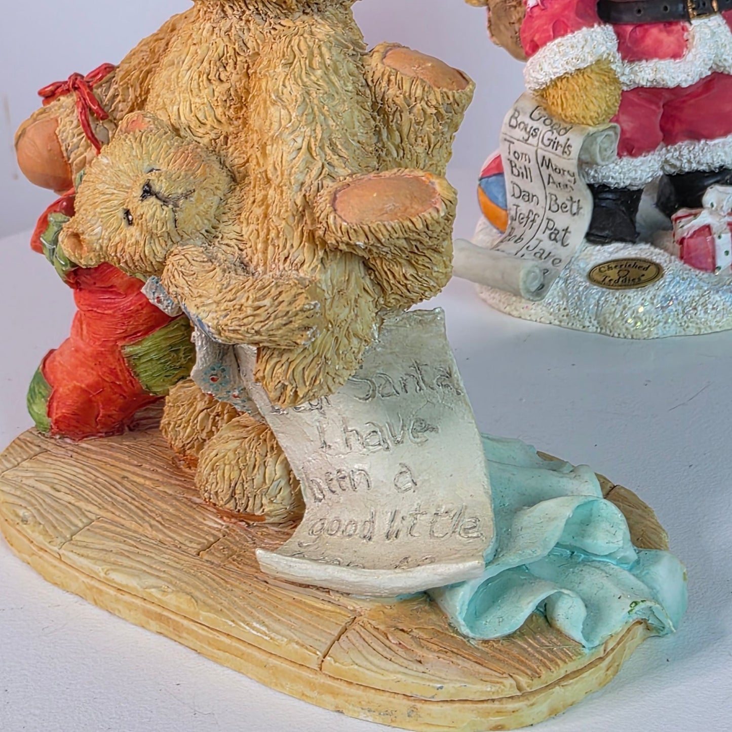 Cherished Teddies Collectible Figurines - Steven Jacob & Nickolas - Holiday Themed By Priscilla Hillman