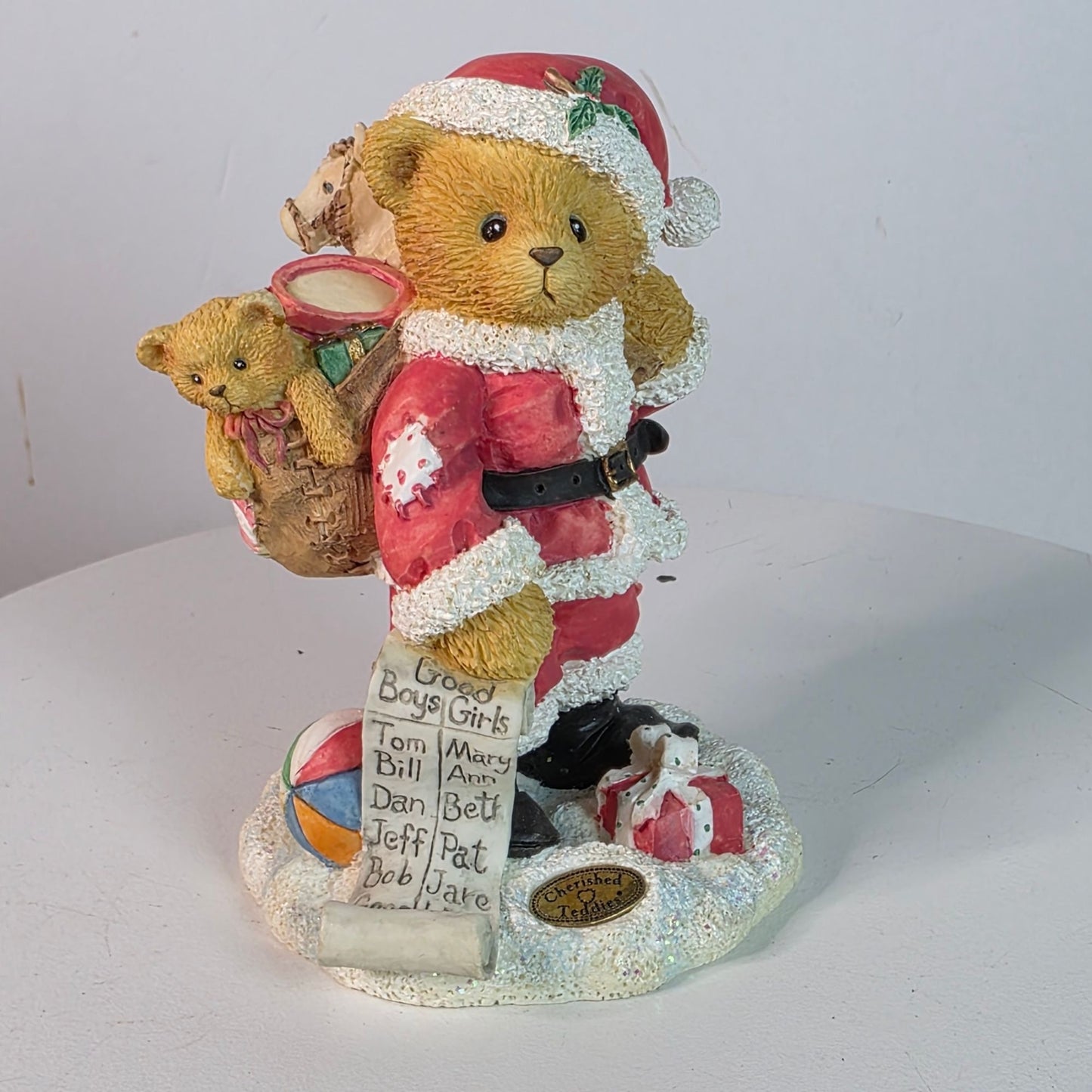 Cherished Teddies Collectible Figurines - Steven Jacob & Nickolas - Holiday Themed By Priscilla Hillman