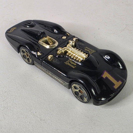 Vintage 1999 Hot Wheels Turbulence "Dayla Special" Black & Gold Diecast Car Metal Bottom