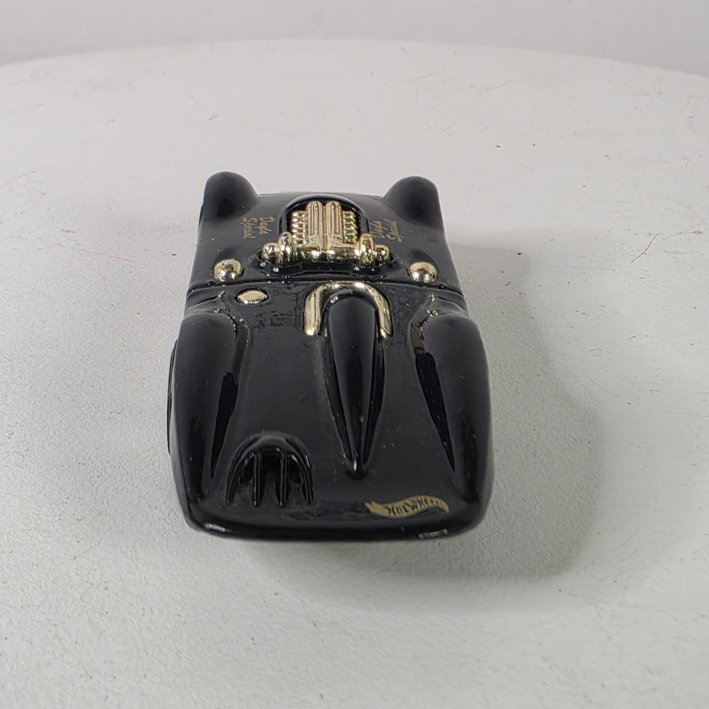 Vintage 1999 Hot Wheels Turbulence "Dayla Special" Black & Gold Diecast Car Metal Bottom