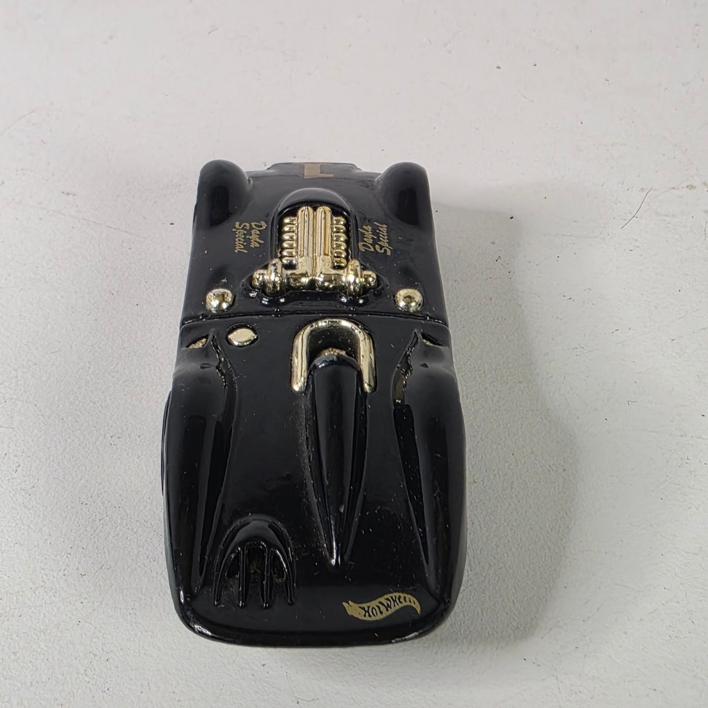 Vintage 1999 Hot Wheels Turbulence "Dayla Special" Black & Gold Diecast Car Metal Bottom