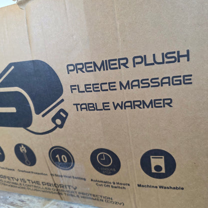 NIOB New SOGAWAVE Premier Plush Fleece Massage Table Warmer- 10 Heat Settings