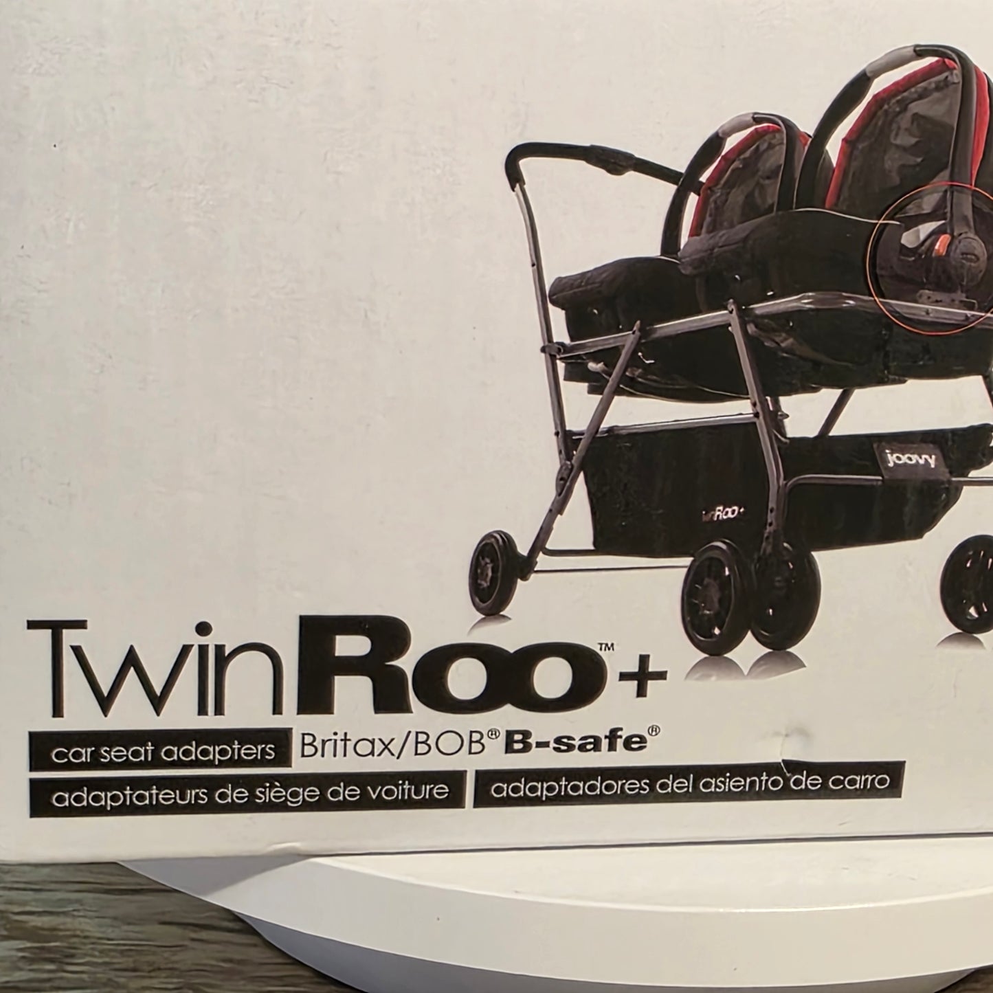 NIOB New JOOVY TwinRoo+ Britax/BOB-Safe Car Seat Adapter 9031 Stroller