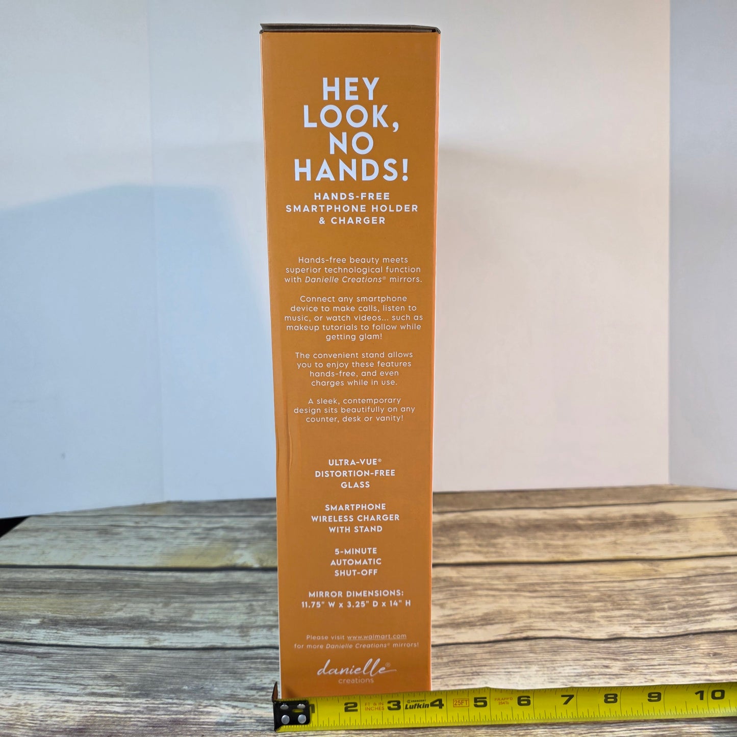 NIB New Danielle Creations Bluetooth LED Vanity Mirror Wireless Charging