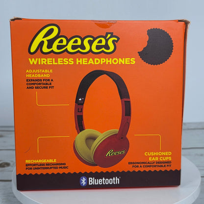New Reese's Wireless Headphones Bluetooth Orange TR-BTHP-RS6