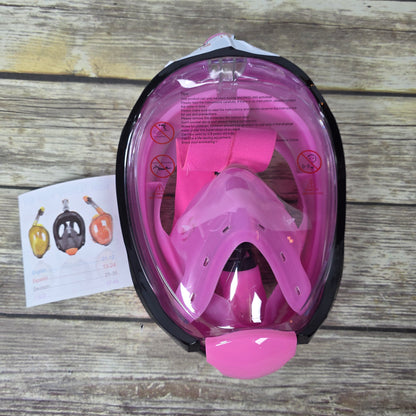 New VIGINSUL Snorkel Mask Pink L/XL