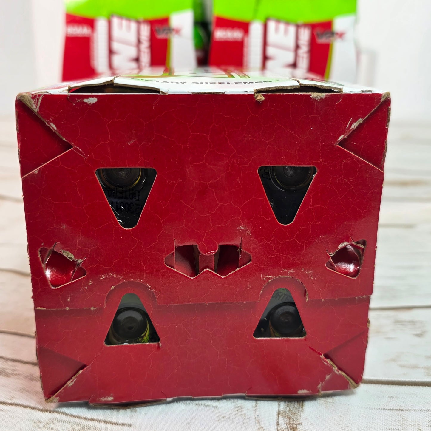 New REDLINE Xtreme Ultimate Energy Rush Dietary Supplement Sour Heads 16, 8oz  bottles (4,4 packs) - RARE FLAVOR!!  DISCONTINUED!!