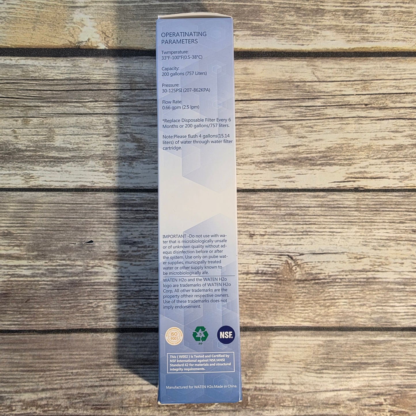 NIB New WATEN H2O Replacement Filter ULTRAWF 469999 Frigidaire Kenmore