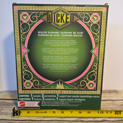 NIB New WICKED Deluxe Elphaba Doll 2024 w/ Box Error