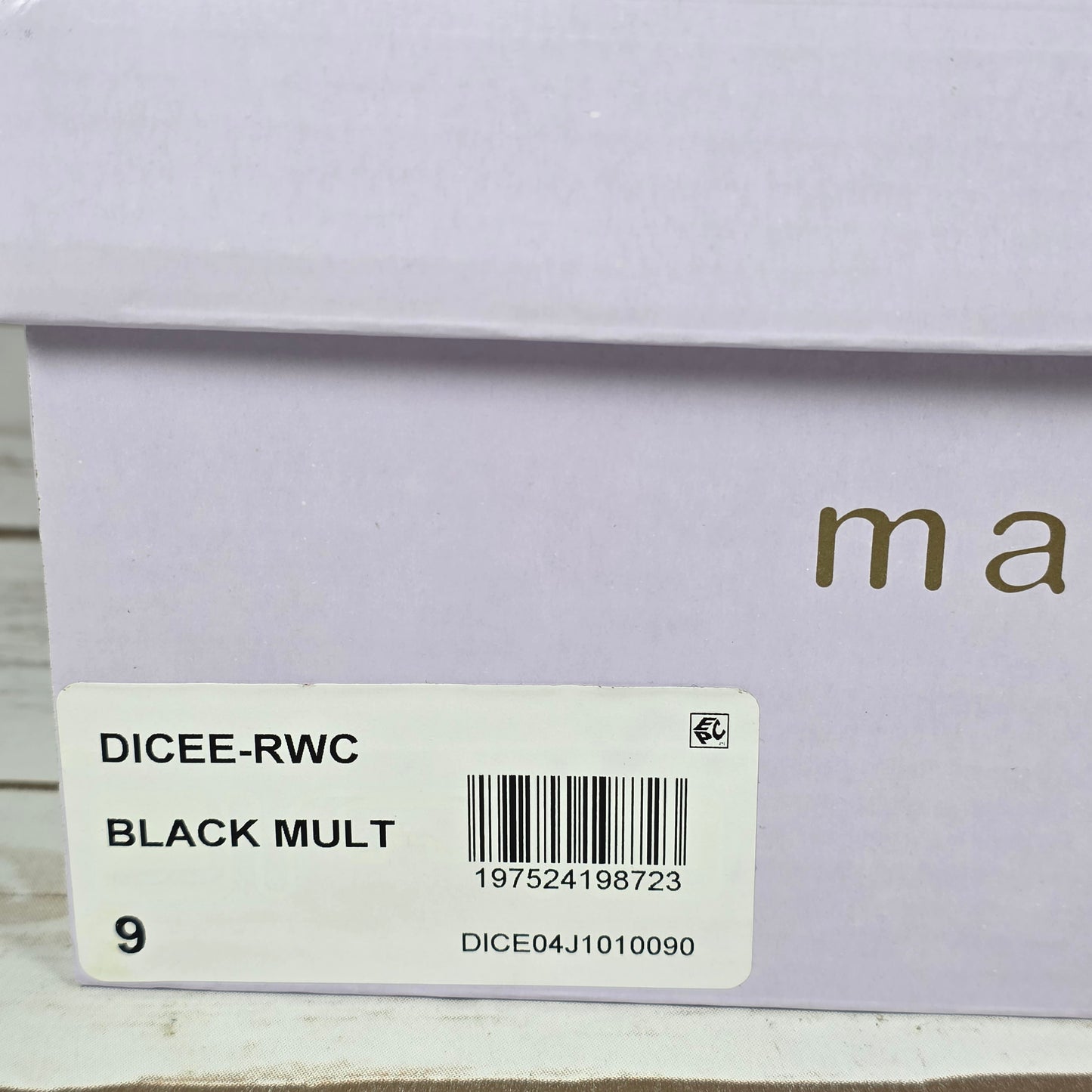 NIB New Women's Madden Girl Dicee-RWC Black Multi Knee High Boot Size 9