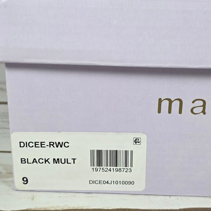 NIB New Women's Madden Girl Dicee-RWC Black Multi Knee High Boot Size 9